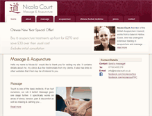 Tablet Screenshot of nicolacourt.co.uk